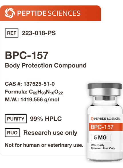 Buy BPC-157 for Sale Online 5mg - Official Peptide Sciences