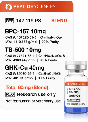 Buy BPC-157, TB-500, GHK-Cu 60mg (Glow Blend) - Peptide Sciences