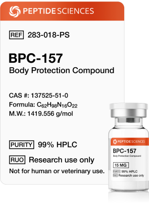 Buy BPC-157 Online 15mg - Official Peptide Sciences