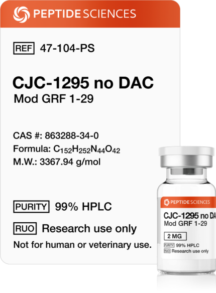 Buy CJC-1295 no DAC 5mg (Mod GRF 1-29) - Peptide Sciences