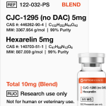 CJC-1295 (no DAC), Hexarelin 10mg (Blend) - Image 1