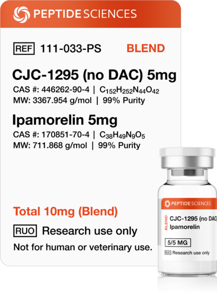 CJC-1295 (No DAC), Ipamorelin 10mg (Blend) - Image 1