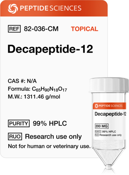 Buy Decapeptide-12 (Topical) - Official Peptide Sciences