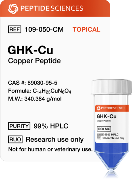 GHK-Cu 1gram (Copper Peptide) (1000mg) (Topical) - Image 1
