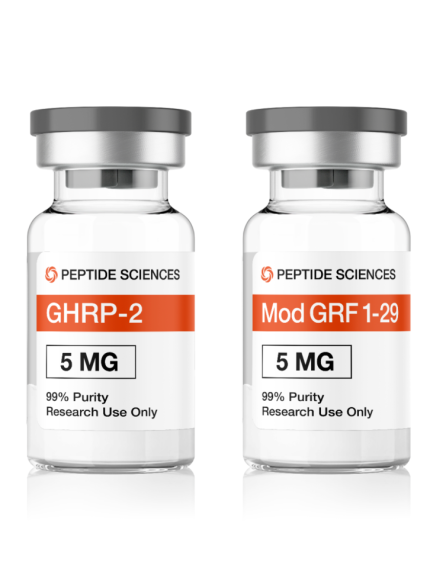 GHRP-2 (5mg x 10), CJC-1295 no DAC (5mg x 10) - Image 1