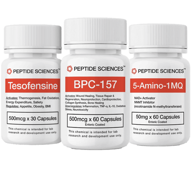 Peptide Sciences 170+ research peptides catalog including Growth Hormone Peptides and Weight Loss Peptides