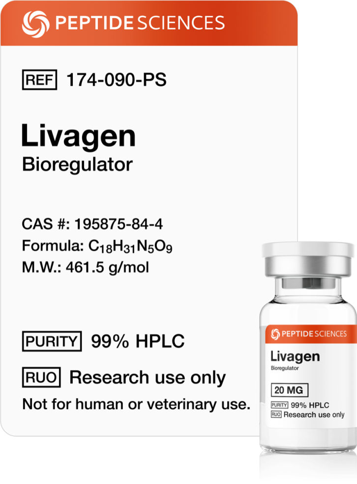 livagen_peptide.png Livagen 20mg (Bioregulator) - Image 1