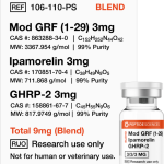 Mod GRF, Ipamorelin, GHRP-2 (Blend) - Image 1