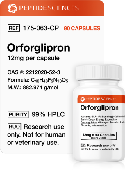 Orforglipron (12mg x 90 Capsules = 1,080mg) - Image 1