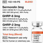 Sermorelin, GHRP-6, GHRP-2 9mg (Blend) - Image 1