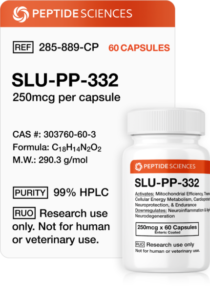 SLU-PP-332 (250mcg x 60 Capsules = 15,000mcg) - Image 1