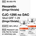 Hexarelin (2mg x 10), CJC-1295 no DAC (2mg x 10) - Image 1