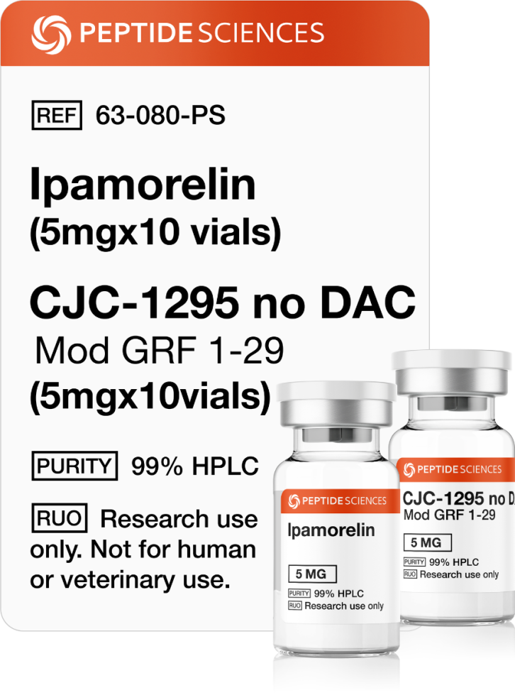 Ipamorelin (5mg x 10), CJC-1295 no DAC (5mg x 10) Ipamorelin (5mg x 10), CJC-1295 no DAC (5mg x 10)